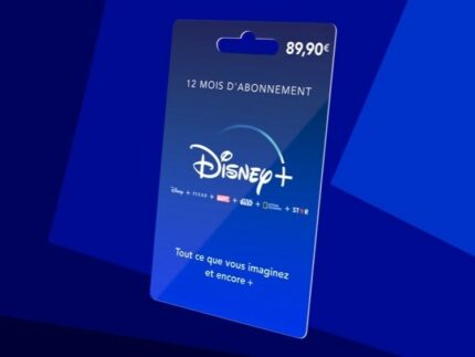 Carte cadeau disney+