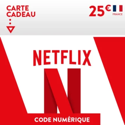 Carte Netflix - 25€ FR