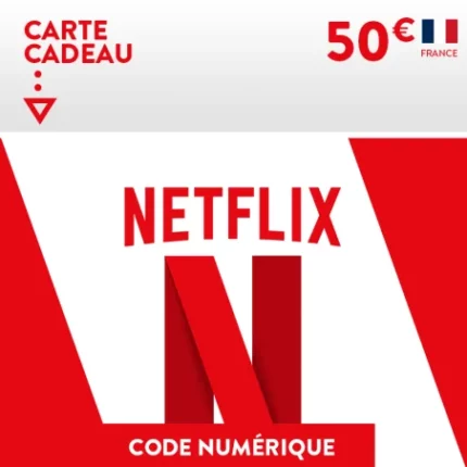 Carte Netflix - 50€ FR